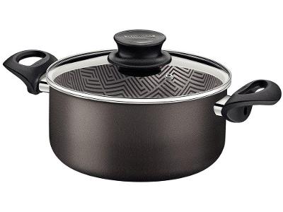Caçarola Tramontina Antiaderente com Tampa Chumbo 3,8L 22cm Paris