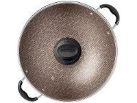 Panela Wok Antiaderente Tramontina Paris de Alumínio Vermelho 32cm - 3