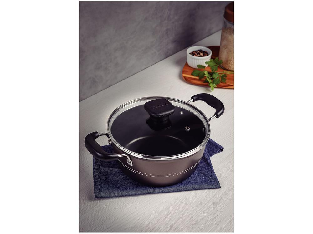 Caçarola Tramontina Antiaderente com Tampa Avelã 2,4L 20cm Sicilia - 2
