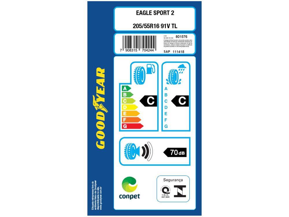 Pneu Aro 16” 205/55R16 Goodyear 91V - 7
