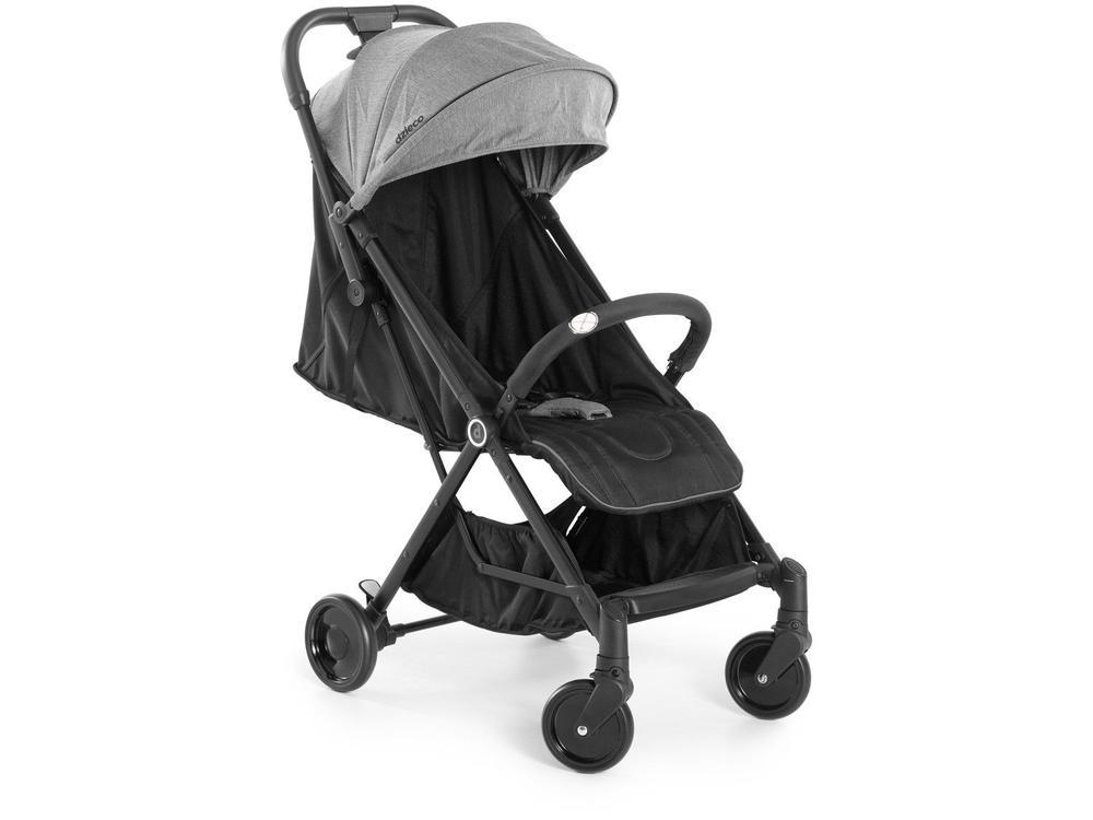 Carrinho de Bebê Com Fechamento Automático Jamby até 15kg Preto e Cinza Dzieco - 1