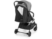 Carrinho de Bebê Com Fechamento Automático Jamby até 15kg Preto e Cinza Dzieco - 2