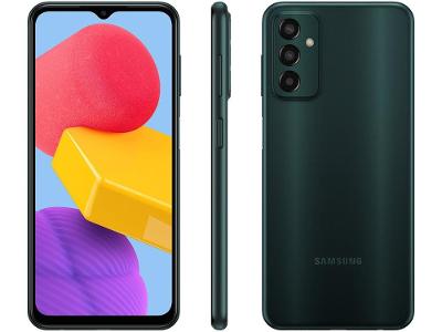 Smartphone Samsung Galaxy M13 128GB Verde 4G Octa-Core 4GB RAM 6,6” Câm. Tripla + Selfie 8M