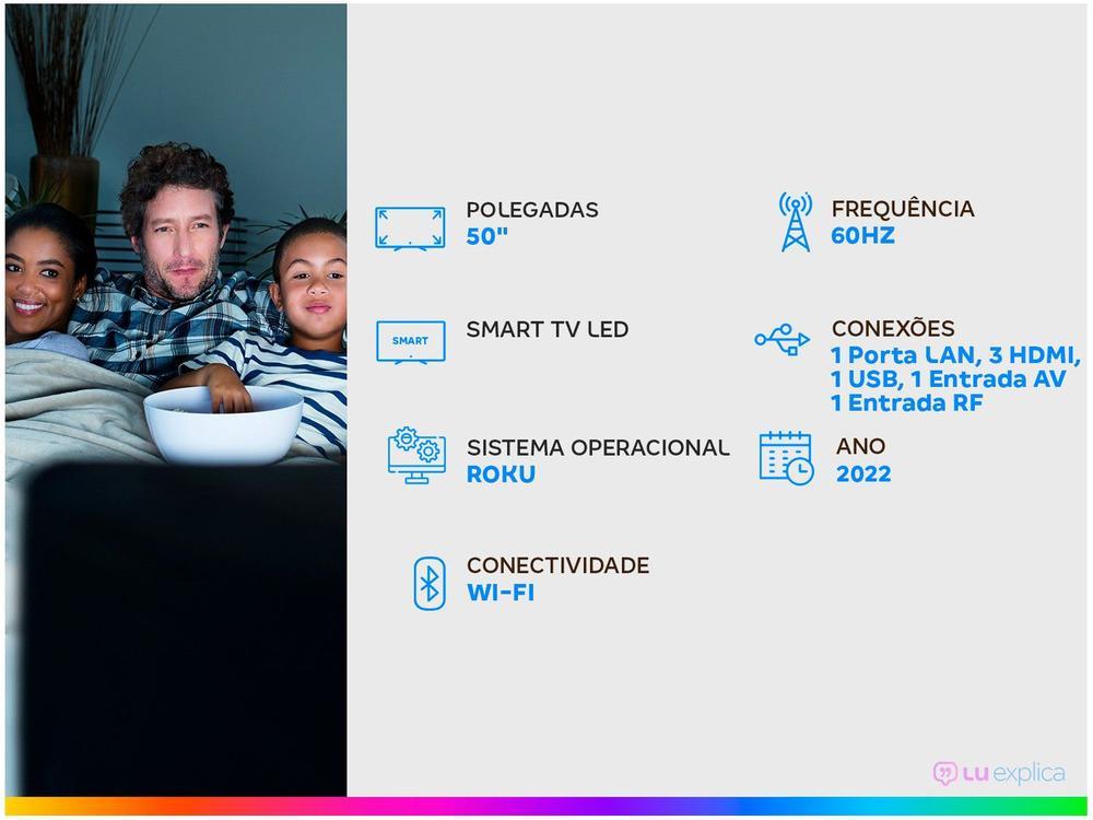 Smart TV 50” 4K LED TCL RP630 60Hz Wi-Fi - 2