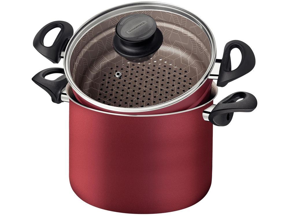 Cozi Vapore Tramontina de Alumínio 22cm Vermelha - 2