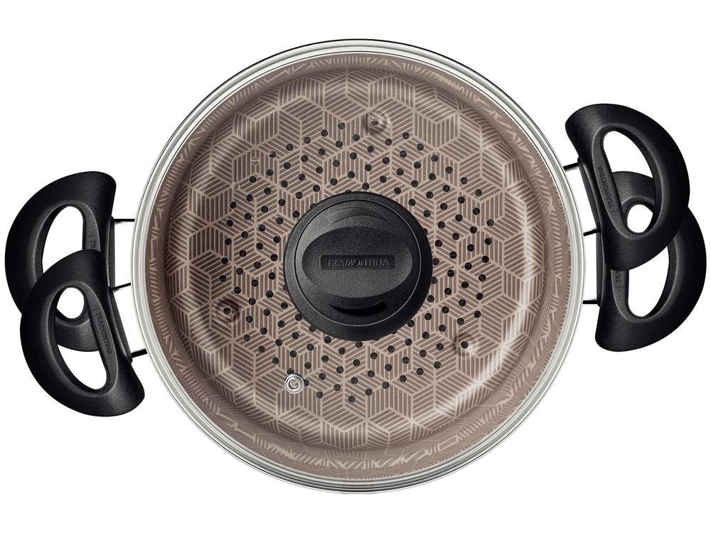 Cozi Vapore Tramontina de Alumínio 22cm Vermelha - 5