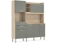 Armário de Cozinha Compacta Demóbile Select 2 Gavetas - 18