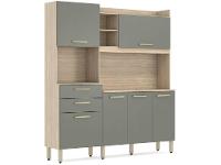 Armário de Cozinha Compacta Demóbile Select 2 Gavetas