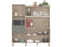 Armário de Cozinha Compacta Demóbile Select 2 Gavetas - 6