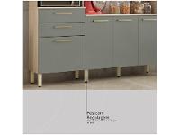 Armário de Cozinha Compacta Demóbile Select 2 Gavetas - 9
