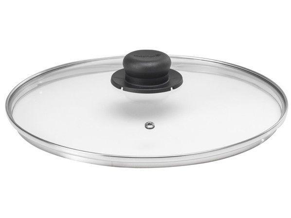 Tampa de Panela de Vidro e Inox Multiflon 28cm - 1