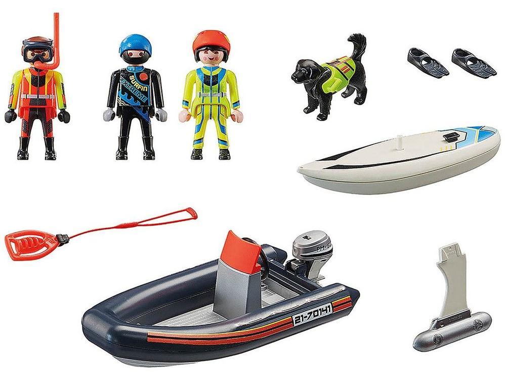 Playset City Action Resgate na Água com Cachorro - 2