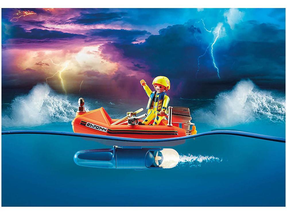 Playset Playmobil City Action Lancha de Resgate  - 4