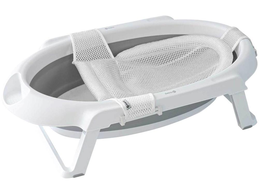 Banheira de Bebê Safety Smile Cinza 35L - 1