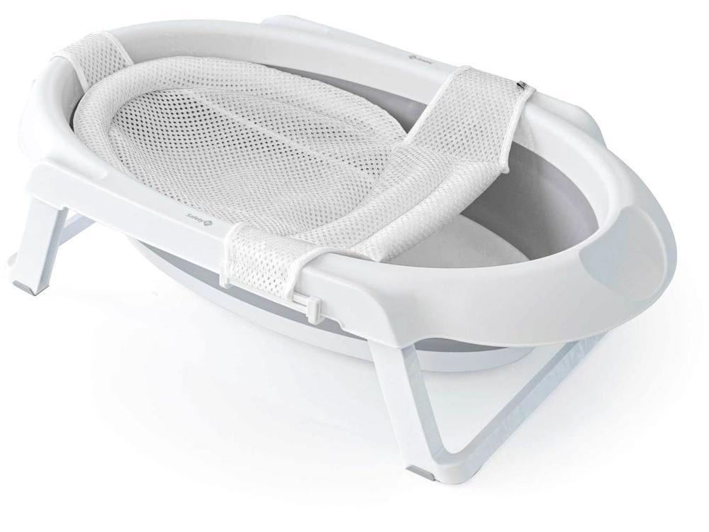 Banheira de Bebê Safety Smile Cinza 35L - 6