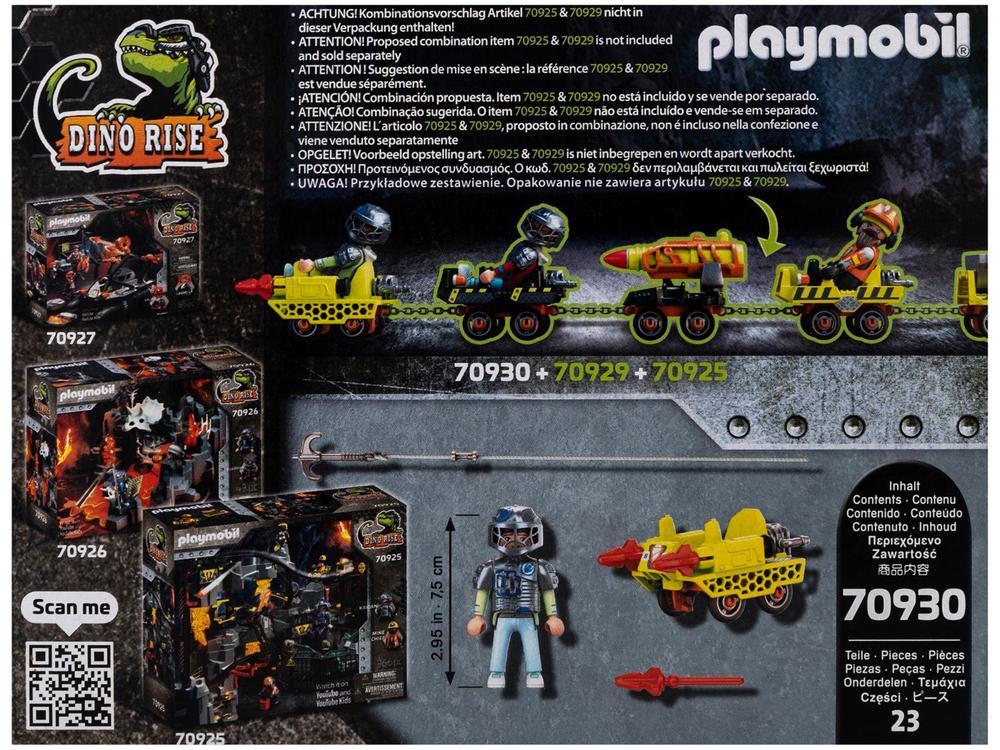 Playset Mine Cruiser Dino Rise Playmobil - 4