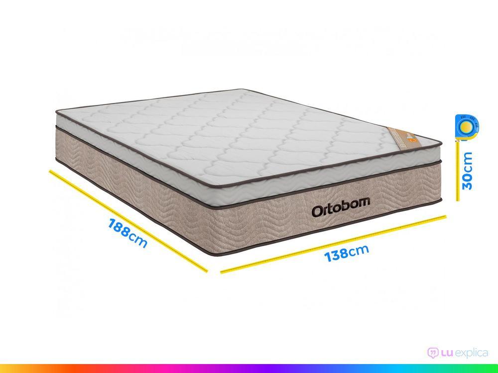 Colchão Casal Ortobom de Molas Ensacadas 30x138x188cm - 4