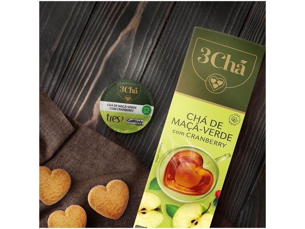 Cápsula TRES Maçã-Verde com Cranberry 3Chá 10 Cápsulas - 4