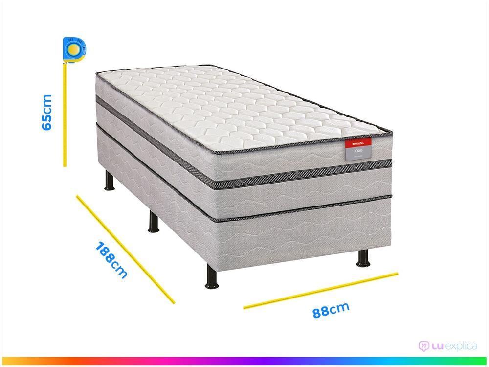 Cama Box Solteiro Reconflex 65x88x188cm  - 4