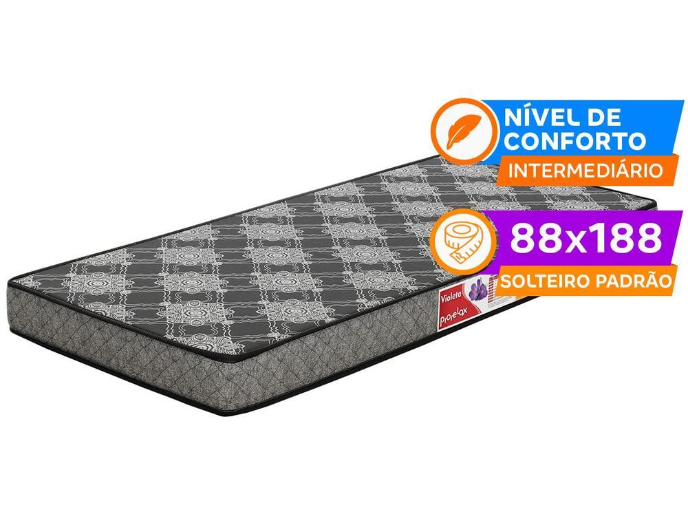 Colchão Solteiro Prorelax de Espuma D-20 12x88x188cm Violeta - 2