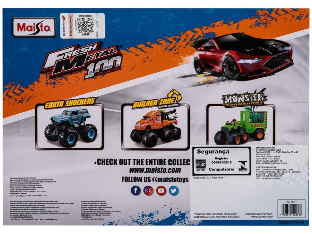 Kit Carrinhos 100 Collection Fresh Metal Maisto - 5