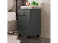 Gaveteiro para Escritório com Rodízios 4 Gavetas - 2