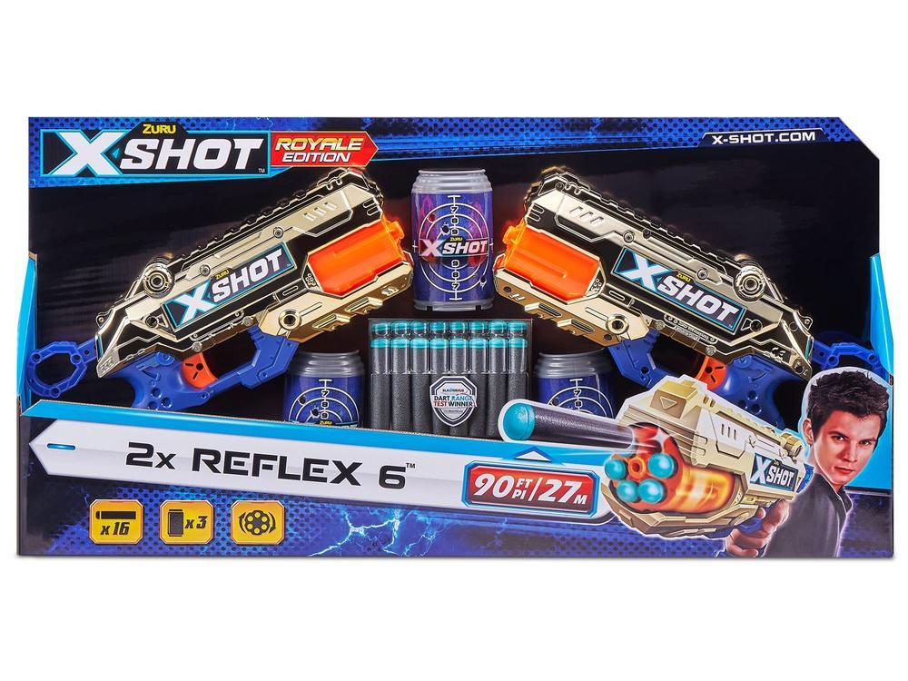 Lançador de Dardos X-Shot 2x Reflex 6 Royale - 12