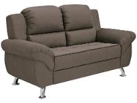 Sofá 2 Lugares Suede Marselha Linoforte - 1