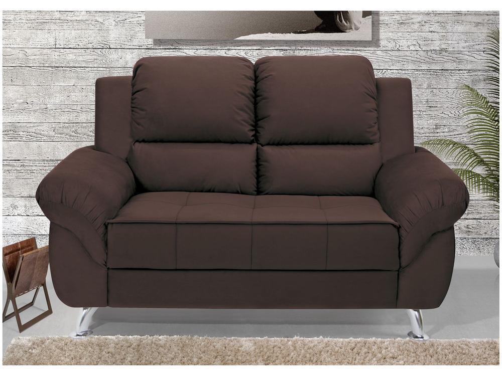 Sofá 2 Lugares Suede Marselha Linoforte - 5