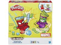 Pote Play-Doh Heróis 2 Peças com Acessório  - 2