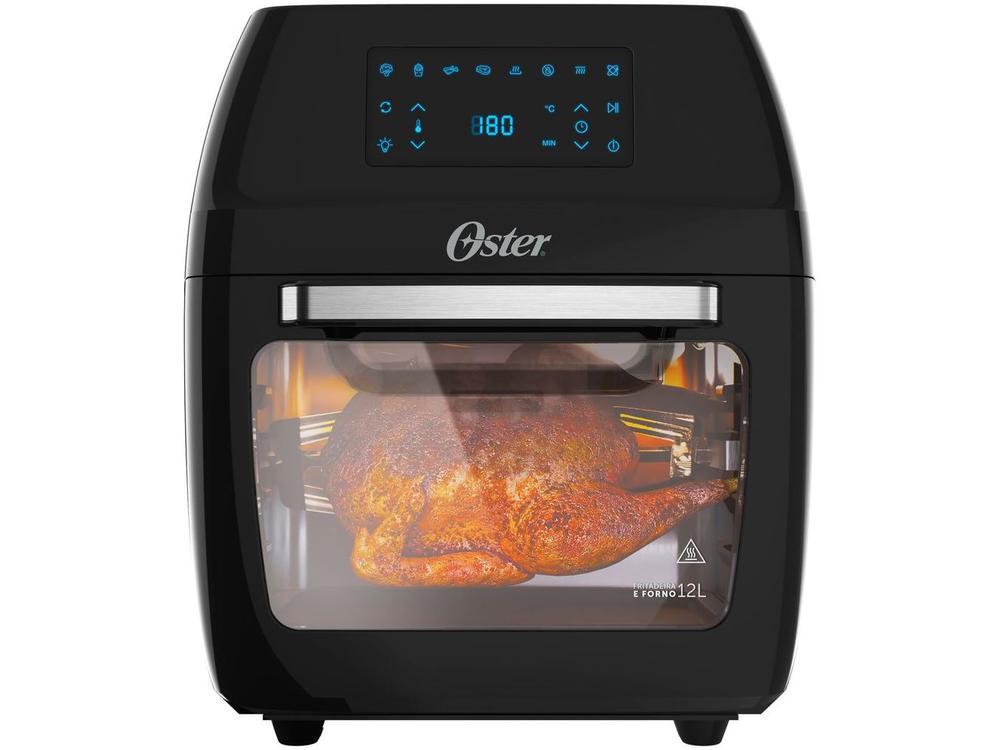 Air Fryer Oster Oven Preta com Forno 12L - 24