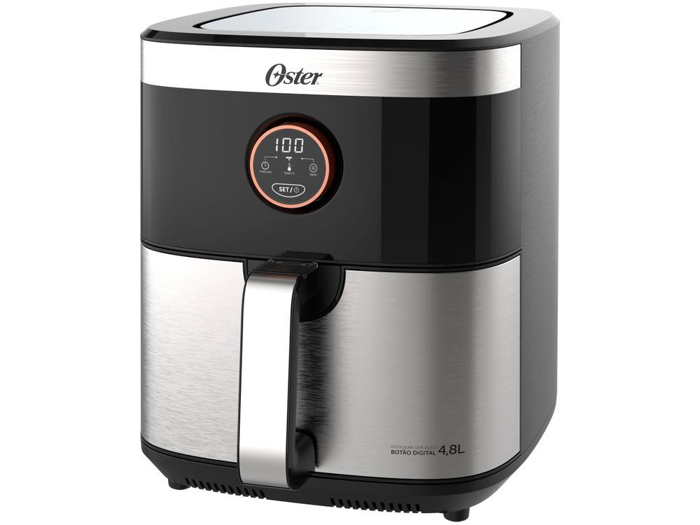 Air Fryer Oster Black Inox com Timer 4,8L - 18
