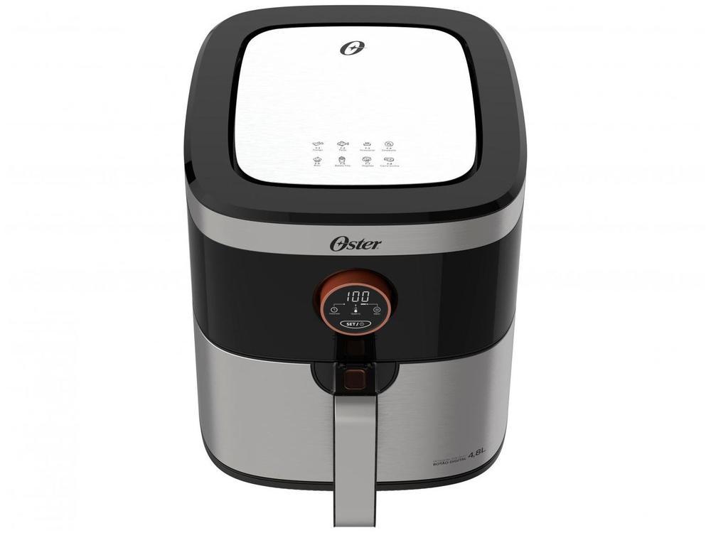 Air Fryer Oster Black Inox com Timer 4,8L - 9
