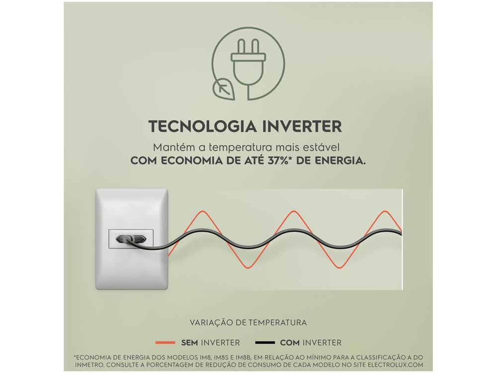 Geladeira/Refrigerador Electrolux Frost Free 3 Portas AutoSense Inox Look 590L Multidoor Efficient IM8S - 18