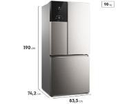 Geladeira/Refrigerador Electrolux Frost Free 3 Portas AutoSense Inox Look 590L Multidoor Efficient IM8S - 20