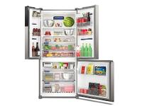 Geladeira/Refrigerador Electrolux Frost Free 3 Portas AutoSense Inox Look 590L Multidoor Efficient IM8S
