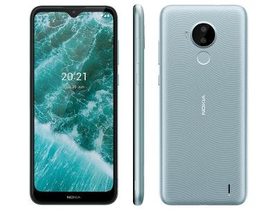 Smartphone Nokia C30 64GB Branco 4G Octa-Core 2GB RAM 6,82” Câm. Dupla + Selfie 5MP Dual Chi