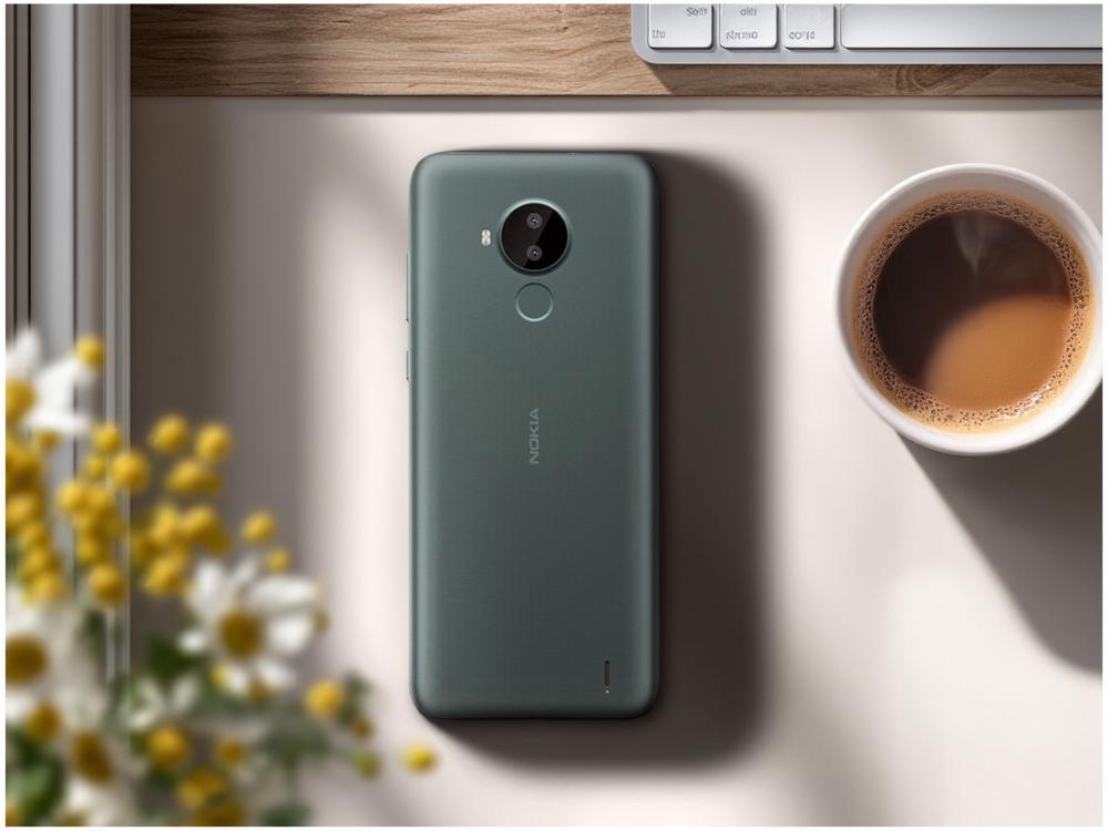 Smartphone Nokia C30 64GB Verde 4G Octa-Core 2GB RAM 6,82” Câm. Dupla + Selfie 5MP Dual Chip - 5