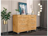 Cômoda 8 Gavetas Araplac Denver