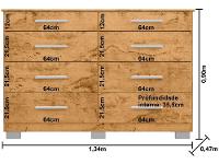 Cômoda 8 Gavetas Araplac Denver - 8