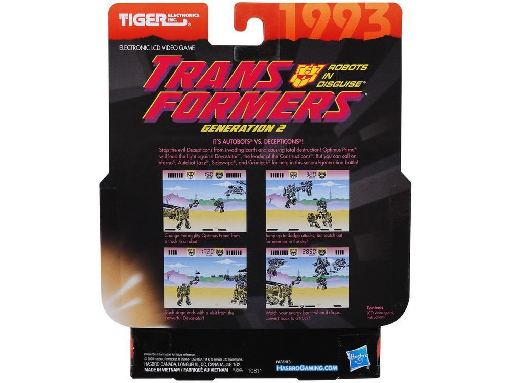 Minigame Transformers Tiger Eletrônico Retrô - 5