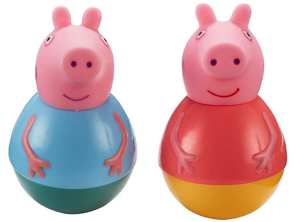 Boneco Peppa Pig Weebles 7cm 2 Unidades - 3