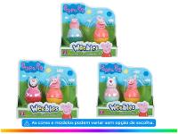 Boneco Peppa Pig Weebles 7cm 2 Unidades - 9