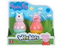 Boneco Peppa Pig Weebles 7cm 2 Unidades - 6