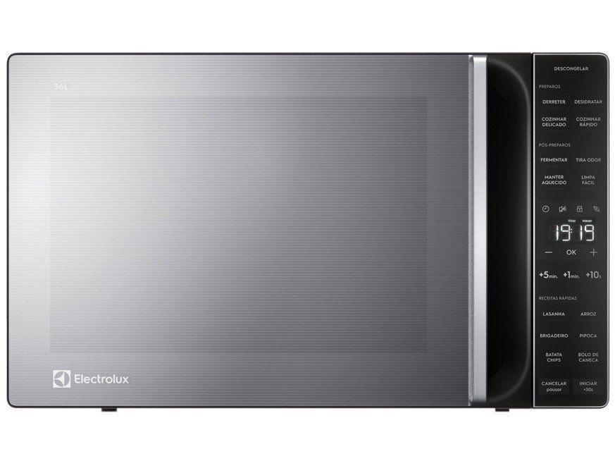 Micro-ondas Electrolux 36L Prata e Preto Espelhado Efficient ME36S - 10