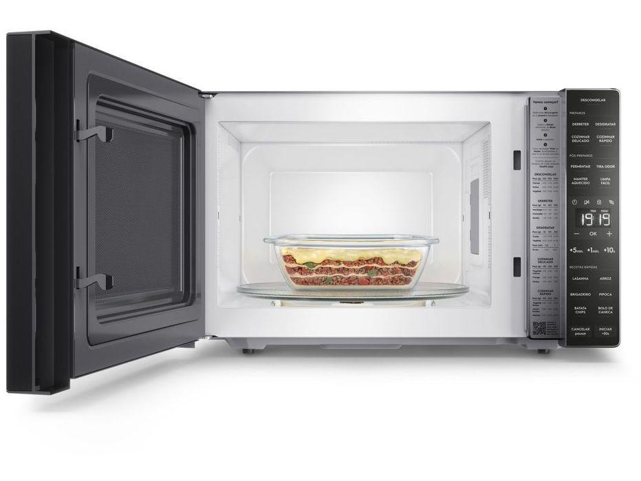 Micro-ondas Electrolux 36L Prata e Preto Espelhado Efficient ME36S - 13