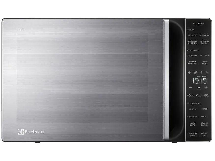 Micro-ondas Electrolux 36L Prata e Preto Espelhado Efficient ME36S - 1