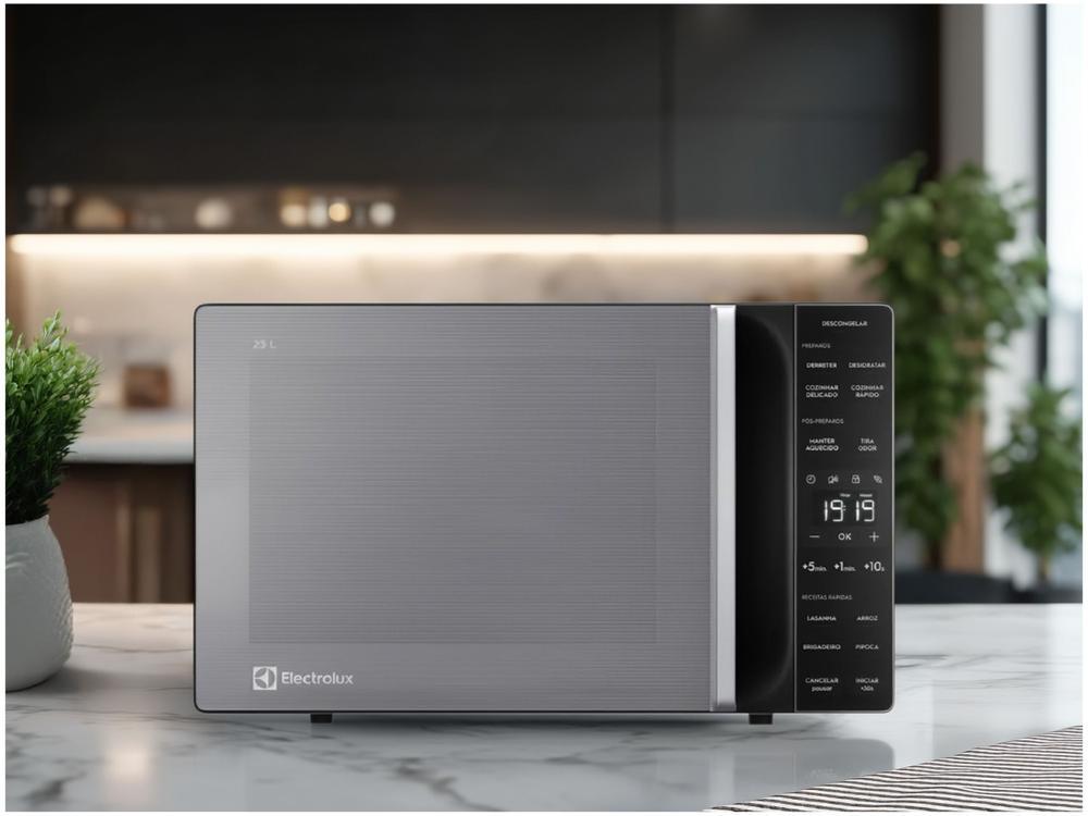 Micro-ondas Electrolux 23L Prata Efficient ME23S - 3