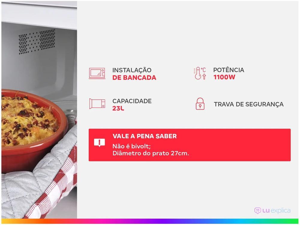 Micro-ondas Electrolux 23L Branco - 2