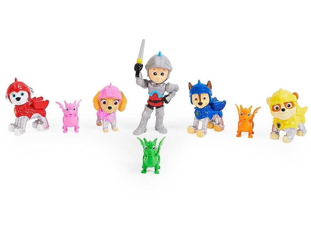 Mini Figura Patrulha Canina Cavaleiros de Resgate - 2